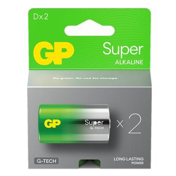 GP זוג סוללות אולטרה אלקליין 1.5V 14A D GP GPPCA13AU088 - סוג D