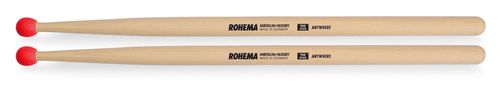 מקלות אימון לתופים ROHEMA Pad Stick Anywhere עם ראש גומי