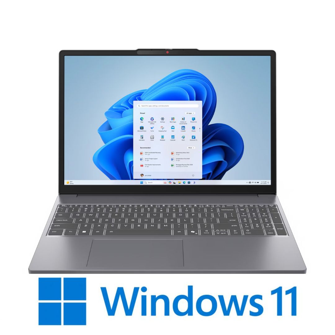 מחשב נייד 15.3 אינץ Lenovo IdeaPad Slim 3 15IRH10 83K101J0IV