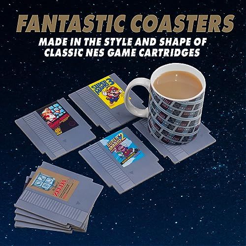 Paladone Nintendo NES Cartridge Coasters - שימוש