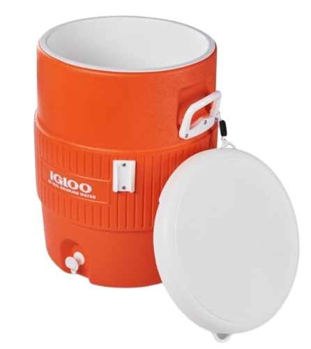 מיכל מים קשיח + שרוול 37.9 ליטר 400 SERIES כתום - Igloo