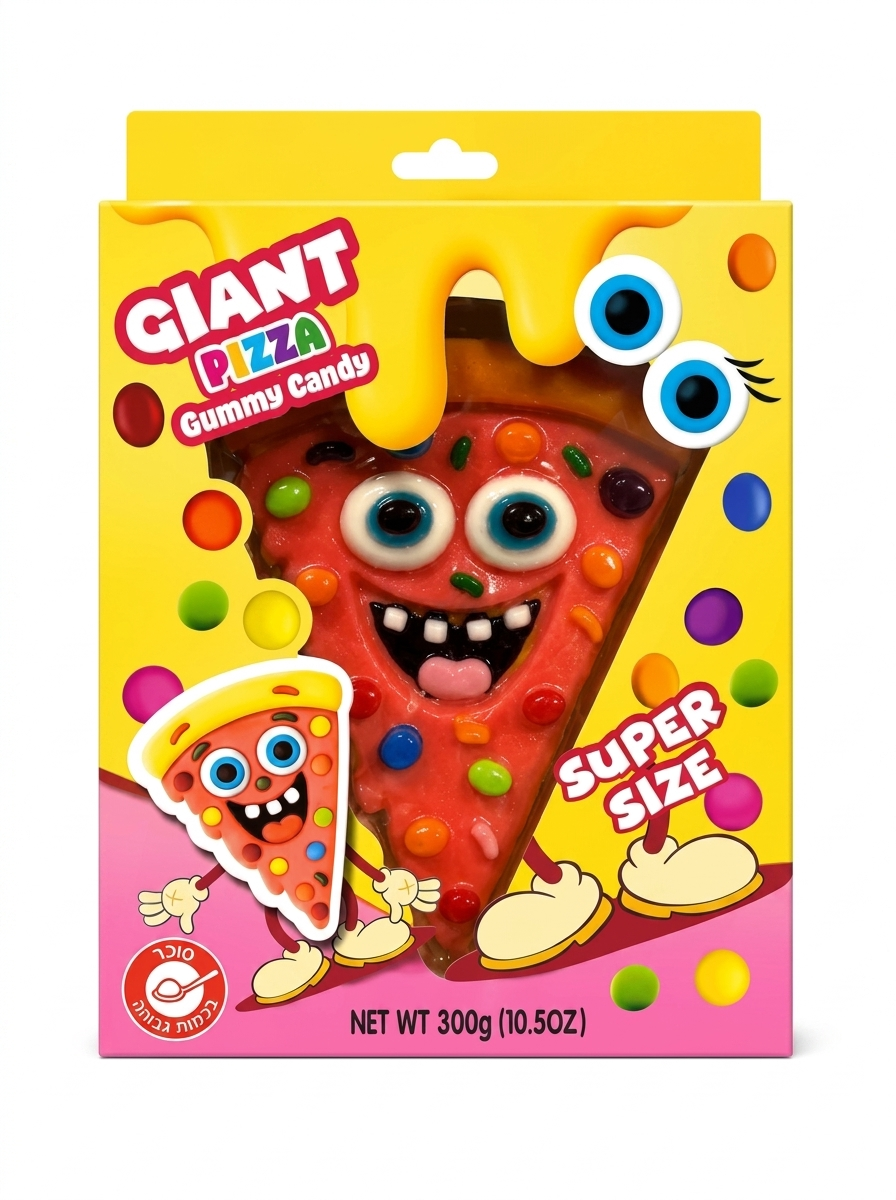 Gummy candy - סוכריות גומי בצורת פיצה 300 גרם