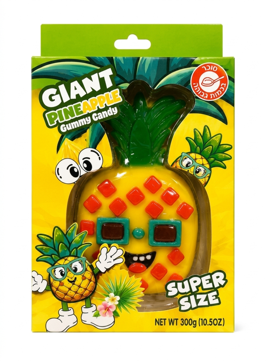 Gummy candy - סוכריות גומי בצורת אננס 300 גרם