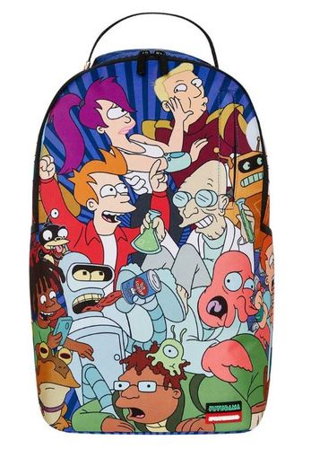 ספרייגראונד תיק גב פוטורמה קולאז דמויות | SPRAYGROUND Futurama Character Collage Backpack