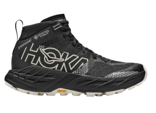 נעלי טיולים וריצה לגברים Speedgoat 7 Hike GTX שחור/אפור אבן - Hoka 
