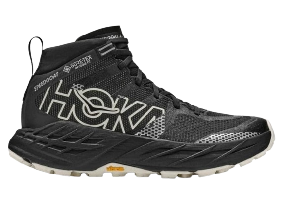 נעלי טיולים וריצה לגברים Speedgoat 7 Hike GTX שחור/אפור אבן - Hoka 