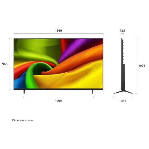 טלוויזיה חכמה LG 75