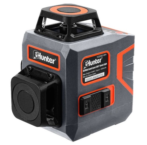 פלס לייזר ירוק מיני 3D כולל שלט, מעמד וסוללה (4000mAh) | 103200-004 – HUNTER