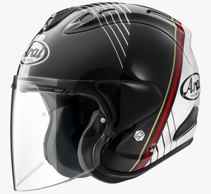קסדת 3/4 אראי שחור לבן – ARAI SZ-R EVO Temu White