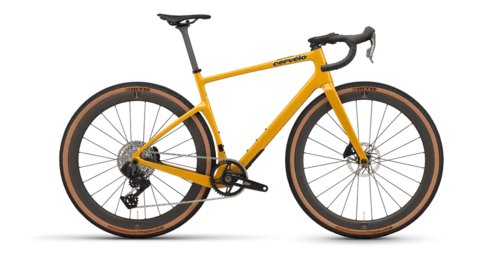 אופני גראבל סרבלו צהוב - CERVELO ASPERO RIVAL XPLR AXS 1 MARIGOLD