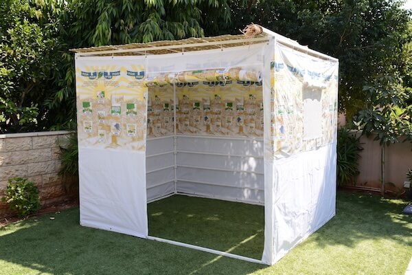 סוכת מהדרין קומפלט כולל סכך ובד סוכות נחלים