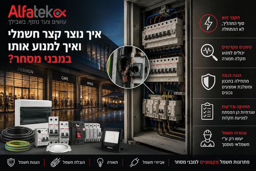 איך נוצר קצר חשמלי - מאמר של אלפאטק טכנולוגיות