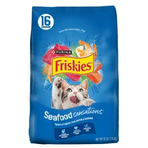 7.27 ק"ג - פריסקיז מעדני הים מזון לחתולים – Friskies Seafood Sensations