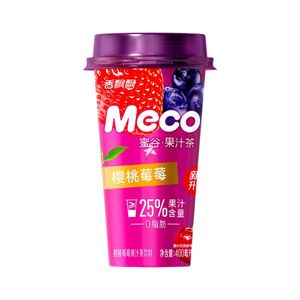 משקה תה קר בטעם פירות יער 400 מ"ל MECO