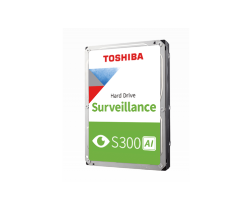דיסק פנימי למצלמות | TOSHIBA S300 AI | 10TB 7200RPM | 512MB