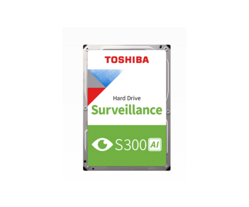 דיסק פנימי למצלמות | TOSHIBA S300 AI | 10TB 7200RPM | 512MB