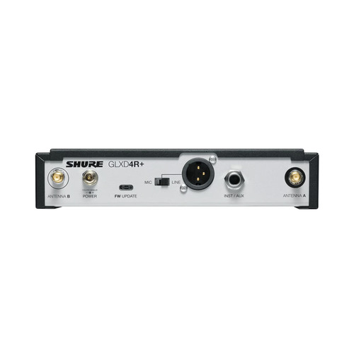 מערכת מיקרופון אלחוטית דיגיטלית Shure GLXD24R+/B58 עם קפסולת BETA 58A
