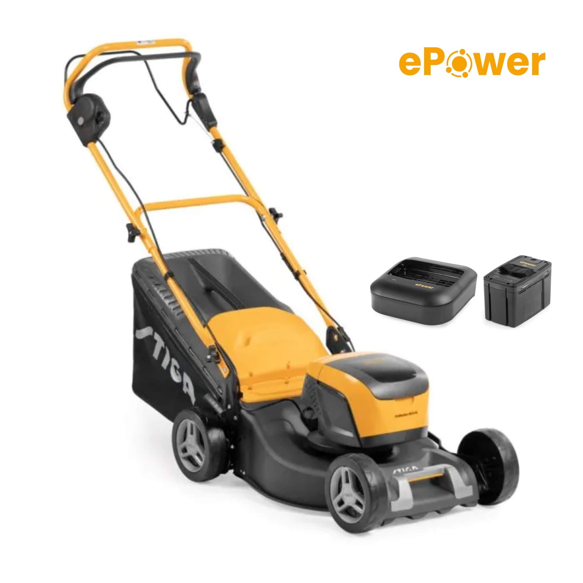 מכסחת דשא נטענת נסיעה 46 סמ קולקטור 46S AE מטען וסוללה 5A