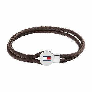 צמיד עור חום לגבר Tommy Hilfiger מסדרת Bruce Leather B2790655