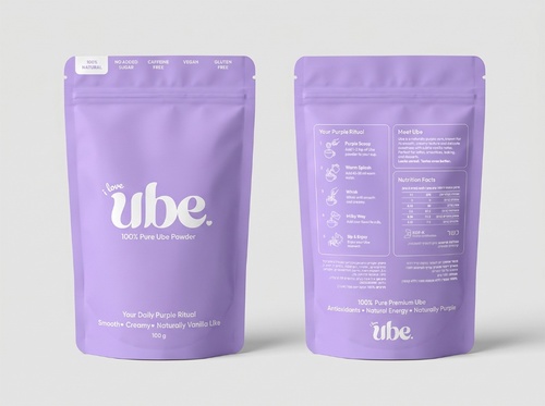 אבקת אובה 100% טבעית I Love Ube – יאם סגול טהור למשקאות ואפייה (100 גרם)