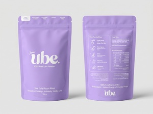 אבקת אובה 100% טבעית I Love Ube – יאם סגול טהור למשקאות ואפייה (100 גרם)