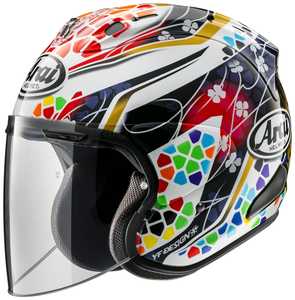 קסדת 3/4 אראי צבעוני – ARAI SZ-R EVO NAKAGAMI GP2 