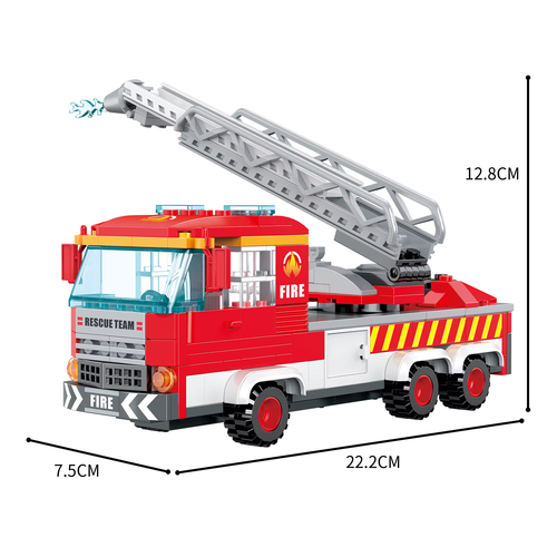 ערכת הרכבה 3 ב-1 כבאית חילוץ והצלה 249 חלקים 3086