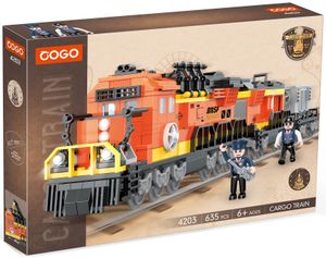 ערכת הרכבה רכבת משא קלאסית אמריקאית 635 חלקים 4203