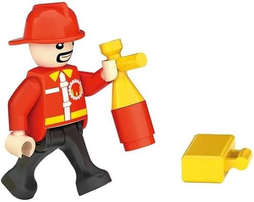 ערכת הרכבה משאית כיבוי עם מנוף זרוע וסירת חילוץ מהירה 354 חלקים 4136