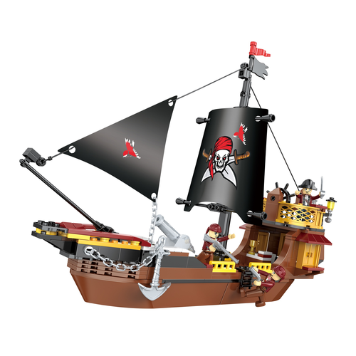 ערכת הרכבה ספינת פיראטים The Black Pirate כוללת 3 דמויות 308 חלקים 3126