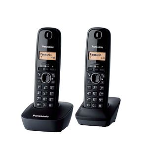 טלפון אלחוטי + שלוחה Panasonic KXTG1612 פנסוניק