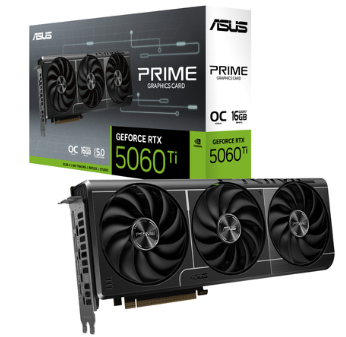 כרטיס מסך ASUS PRIME RTX5060TI 16GB GDDR7 3FAN HDMI DPI*3 90YV0MH2