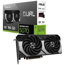 כרטיס מסך ASUS RTX 5070 12GB DUAL 2FAN 1HDMI 2 DPI D7 90YV0M17