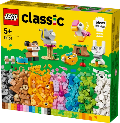 משחק לגו קלאסיק חיות מחמד יצירתיות לגילאי 5+