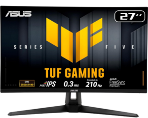 מסך מחשב GAMING ASUS 27 QHD 210HZ 0.3MS VG27AQ5A