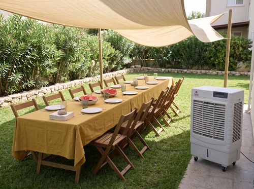 מצנן נייד לאירוע בגינה