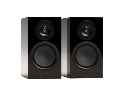 זוג רמקולים מדפיים Monitor Audio Silver 50 8G בצבע Black Gloss