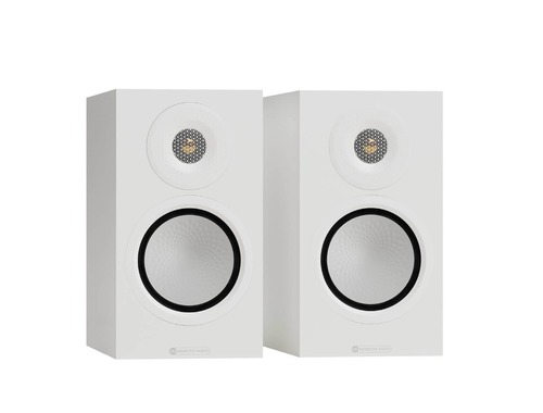 זוג רמקולים מדפיים Monitor Audio Silver 50 8G בצבע White