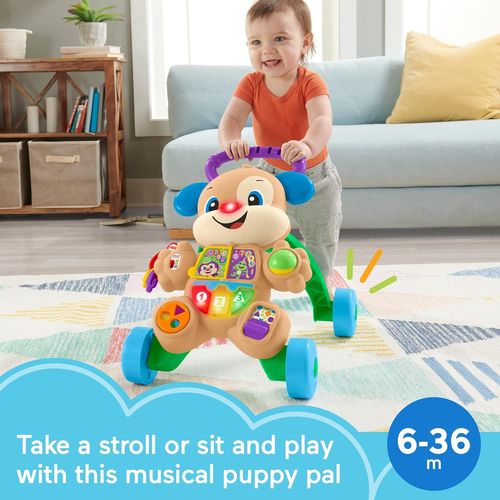 פישר פרייס הליכון קולות וצלילים FISHER PRICE PUPPY WALKER FHY96