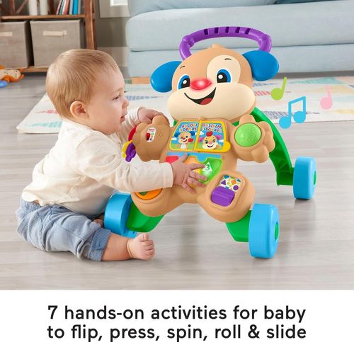פישר פרייס הליכון קולות וצלילים FISHER PRICE PUPPY WALKER FHY96