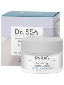 קרם לילה מחיה MG Relax עם ויטמינים A, E 50ML -דר. סי Dr.Sea