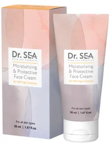 קרם לחות והגנה לפנים (SPF30+) 50ML -דר. סי Dr.Sea