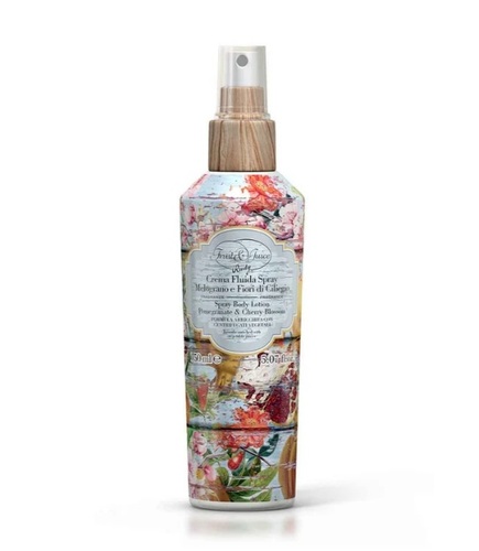 ספריי קרם גוף Rudy Profumi Fruit juice Pomegranate and Cherry Blossom Spray Body Lotion 150ml  