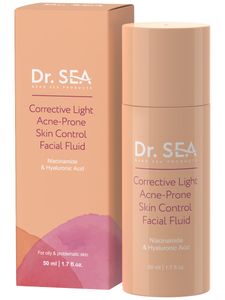 נוזל פנים קל מתקן נגד אקנה 50ML -דר. סי Dr.Sea