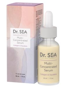 סרום פנים מרוכז עם קולגן וסקוואלן 30ML -דר. סי Dr.Sea