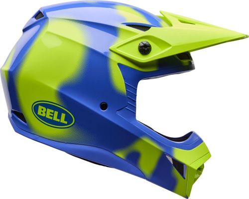 קסדת שטח בל-BELL MX 10 MIPS צהוב\כחול הסוואה