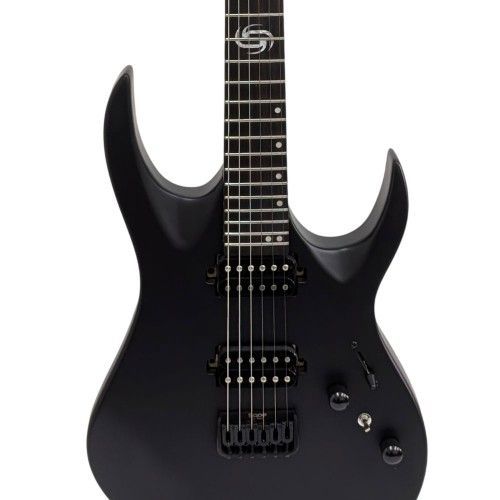 גיטרה חשמלית SQOE SEIB780 BK HH – 24 שריגים, צוואר Roasted Maple, Coil Split