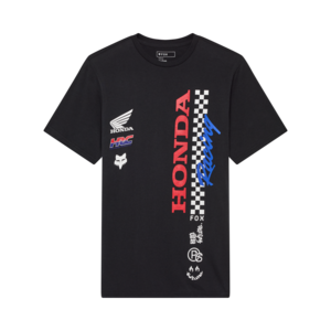 חולצת פוקס שחור - FOX HONDA PREM SS TEE II V25