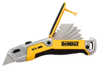 סכין יפנית מתקפלת עם אחסון להבים DEWALT DWHT10998