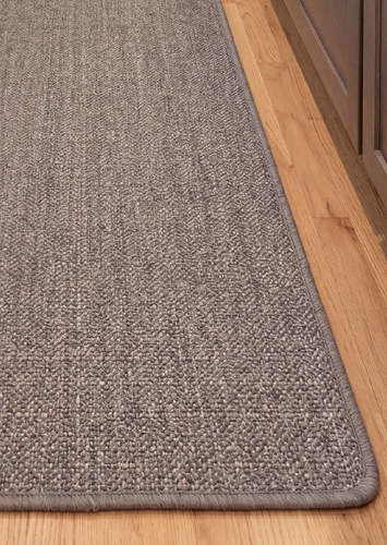 שטיח מטבח - סימפל אפור - Anti Slip -